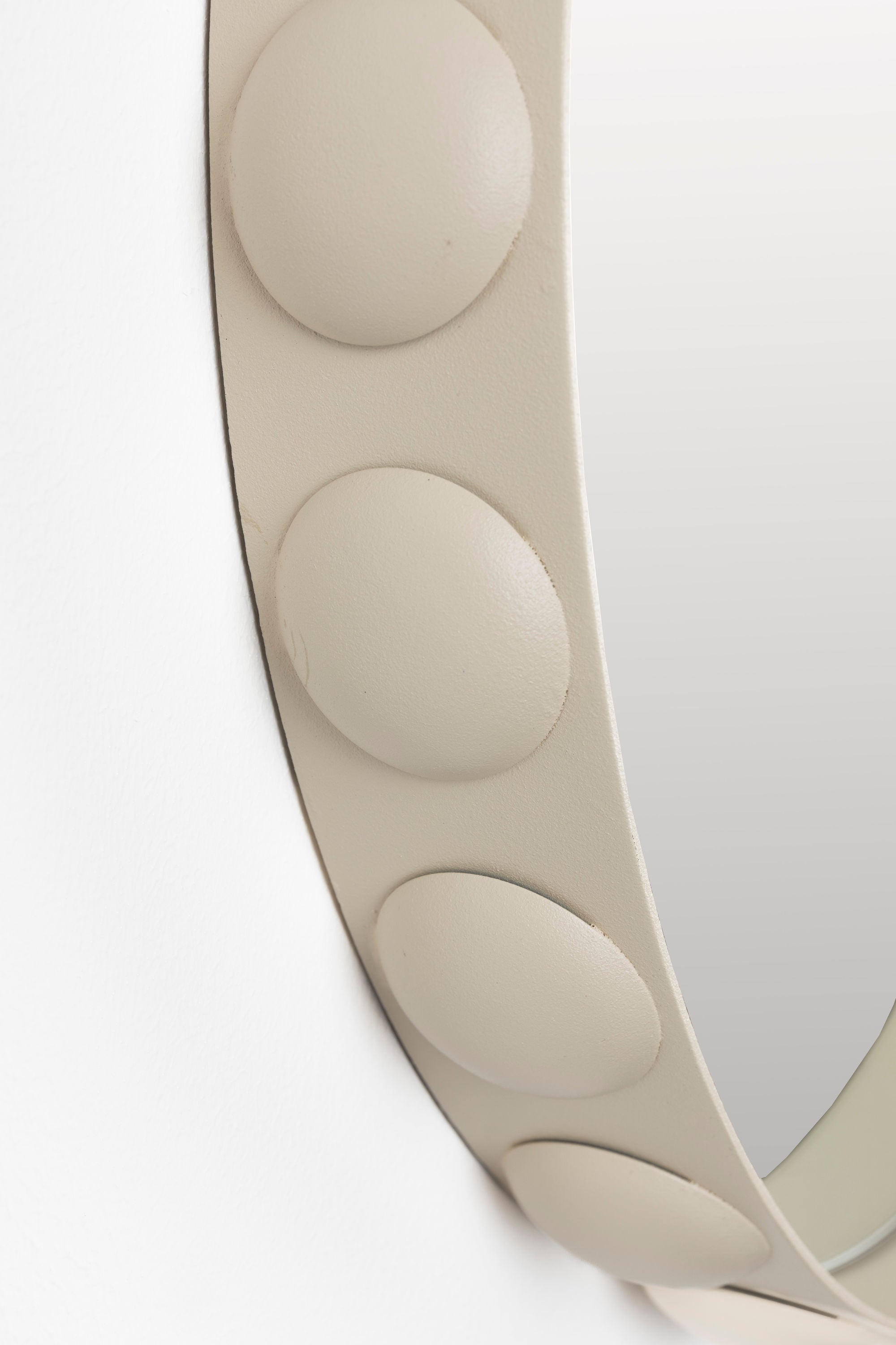 Zuiver Bubbles Beige Round Wall Mirror